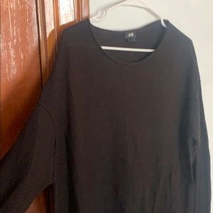 H&M Black XL Men’s Sweater Scoop Neck